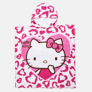 Πόντσο θαλάσσης Hello Kitty 60x120εκ.