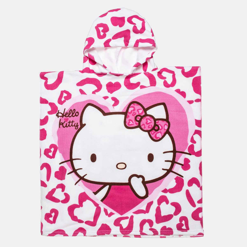 Poncho beach towel Hello Kitty 60x120cm