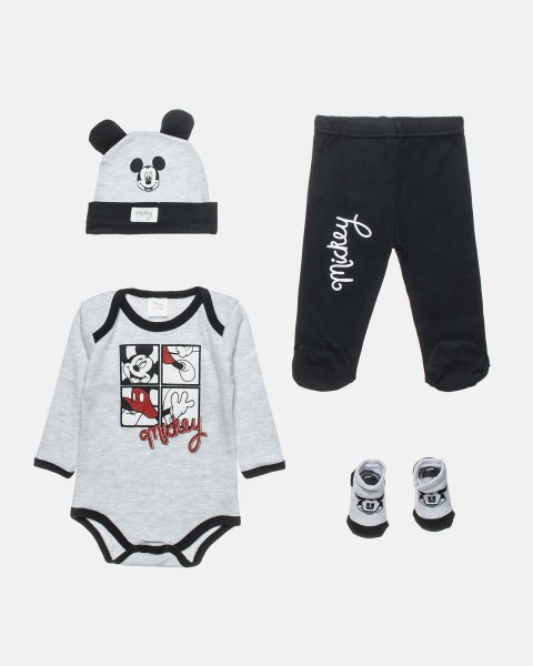 Σετ Disney Mickey Mouse 4 τεμάχια (0-3 μηνών)