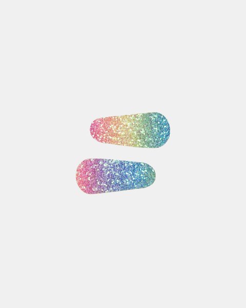 Hair clip with glitter