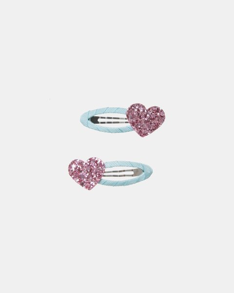 Hair clip with glitter