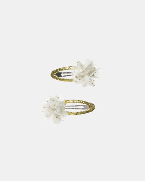 Hair clip with glitter