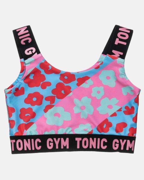 Crop top Gym Tonic πολύχρωμο (6-14 ετών)