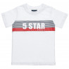 Σετ Five Star μπλούζα με στάμπα και βερμούδα (12 μηνών-5 ετών)
