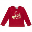 Long sleeved top with metallic print (12 months-5 years)