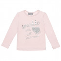 Long sleeved top with foil metallic print (12 months-5 years)