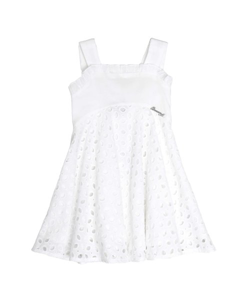 Dress with cutwork embroidery (6-16 years)