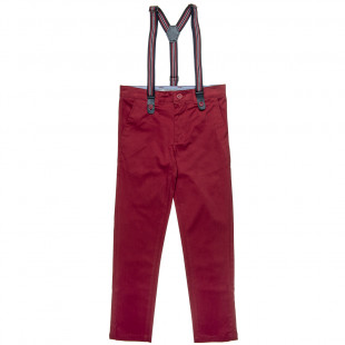 Pants with detachable suspenders and pocekts (6-16 years)