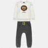 Tracksuit Moovers cotton fleece blend with embroidery (12 months-5 years)
