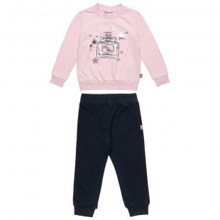 Set Five Star blouse with foil details and pants (9 months-5 years)