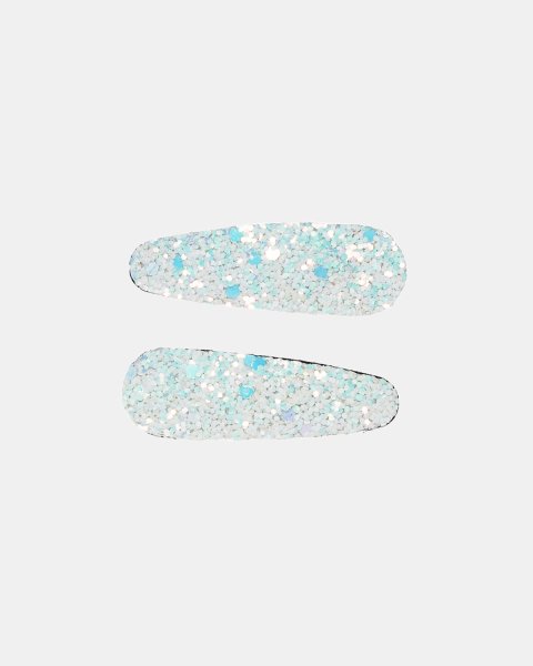 Hair clip with glitter