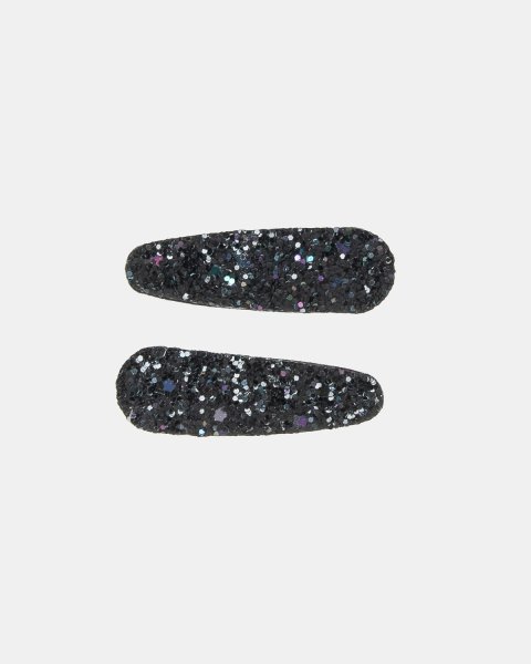 Hair clip with glitter