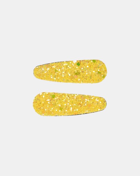 Hair clip with glitter