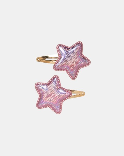 Hair clip with glossy effect and sequins