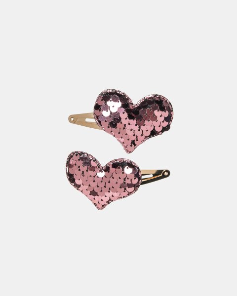 Hair clip with glossy effect and sequins