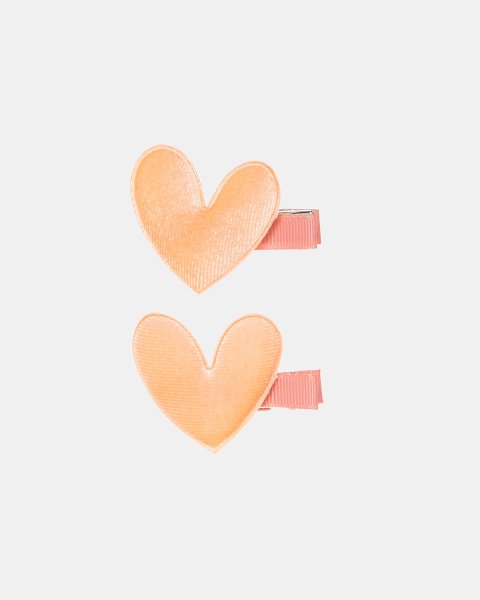 Hair clip velour hearts