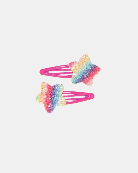 Hair clip with glitter