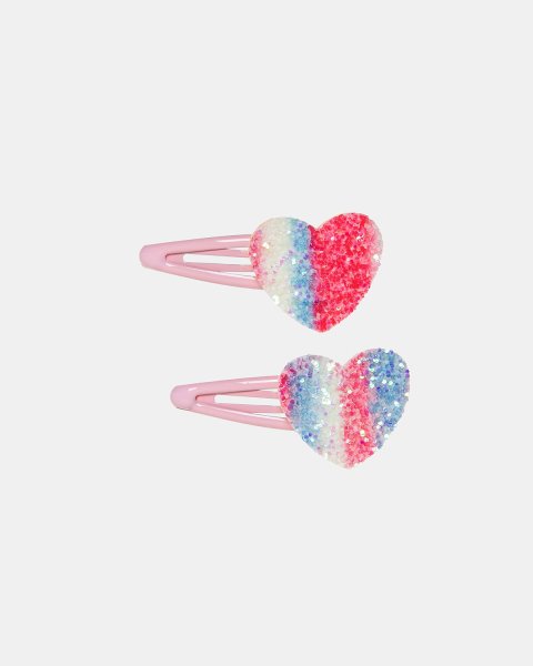 Hair clip with glitter