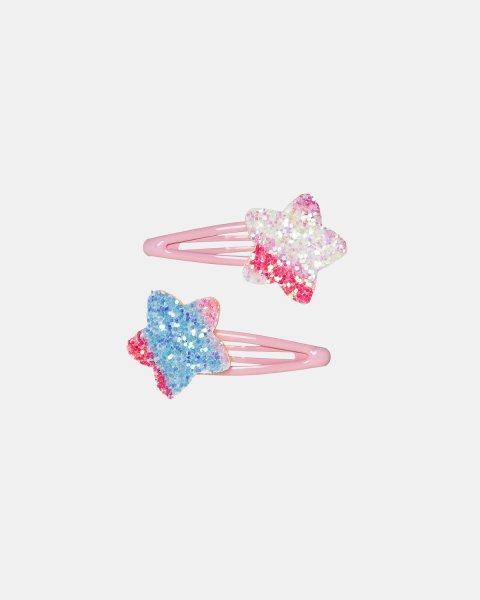 Hair clip with glitter