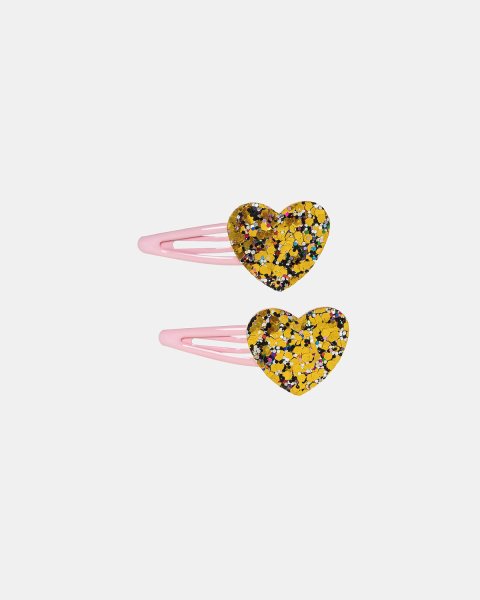 Hair clip with glitter