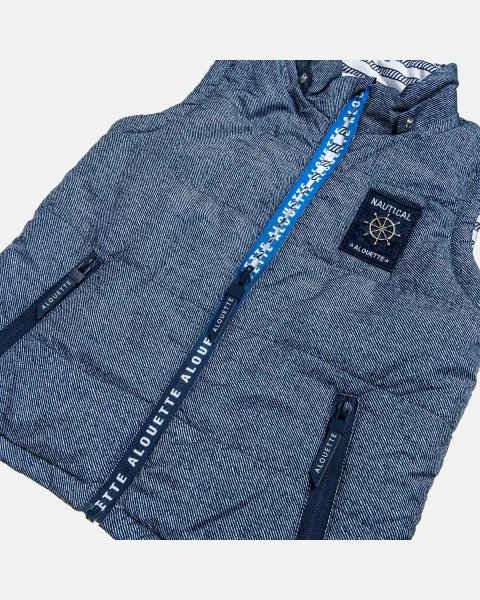 Double sided vest with embroidery (6-16 years)