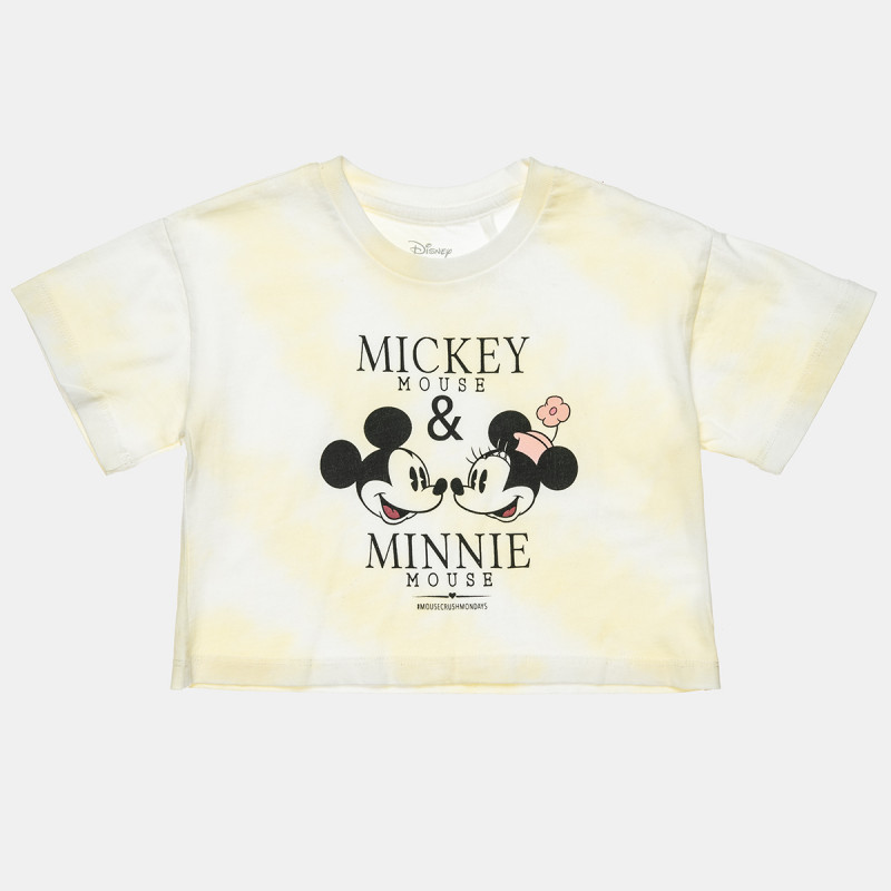 Μπλούζα crop Disney Mickey & Minnie (6-14 ετών)