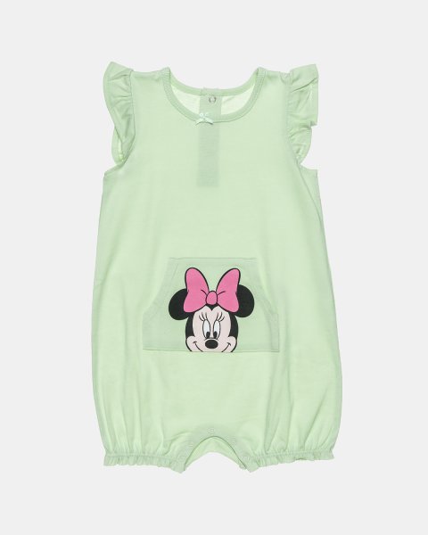 Φορμάκι Disney Minnie Mouse με τσέπη καγκουρό (3-12 μηνών)