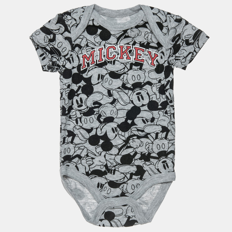 Set Disney Mickey Mouse babygrow with pants (3-9 months)