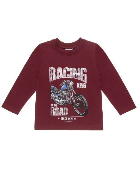 Blouse with print motorcycle (12 monhts-5 years)