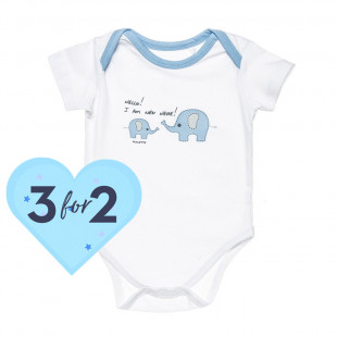 Babygrow Tender Comforts with baby elephant design (3-24 months)