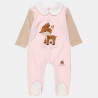 Babygrow velour with embroidery (1-12 months)