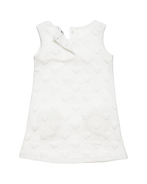 Dress with hearts motive all over (9 months-5 years