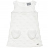 Φόρεμα με μοτίβο καρδιές και λεπτομέρειες γούνα προβατάκι (9 μηνών-5 ετών)