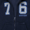 Ζακέτα Moovers fleece με κουκούλα και κέντημα "76"  (18 μηνών-5 ετών)