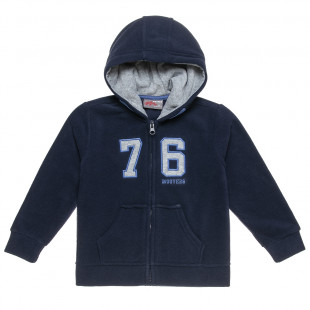 Cardigan Moovers with hood and patch "76" (18 μηνών-5 ετών)