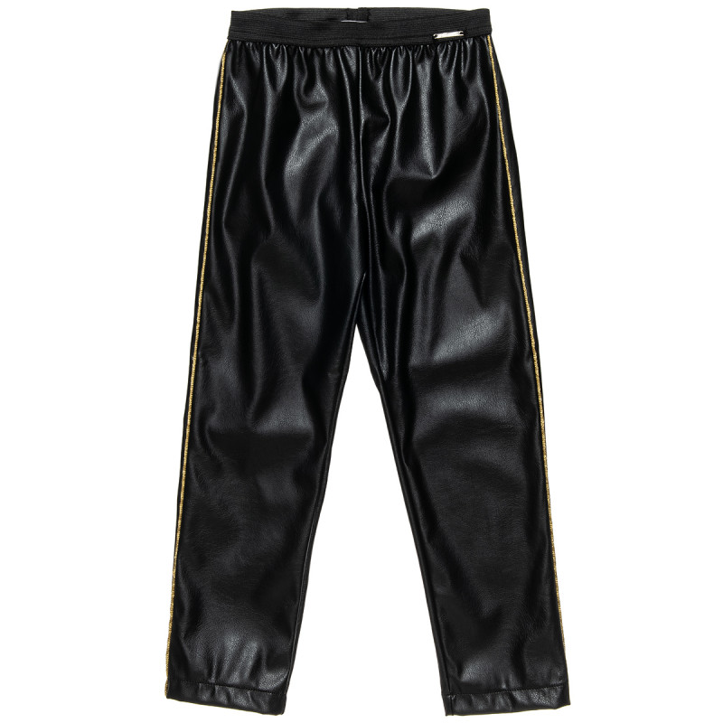Leggings with leather look (6-16 years)