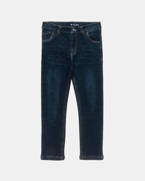 Denim straight pants (6-16 years)