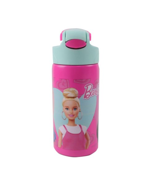 Water bottle stainless steel with straw Barbie 500ml