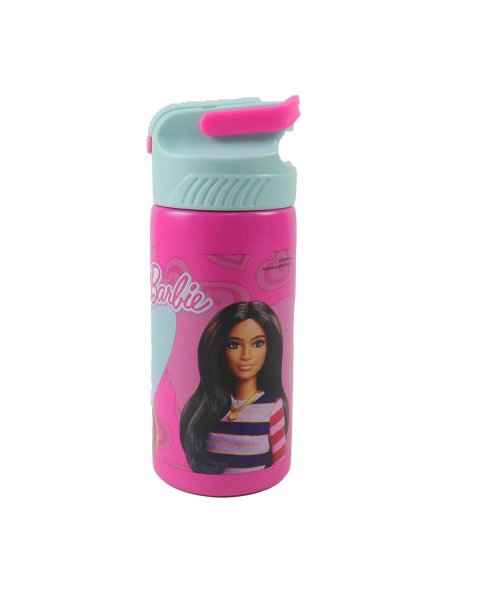 Water bottle stainless steel with straw Barbie 500ml