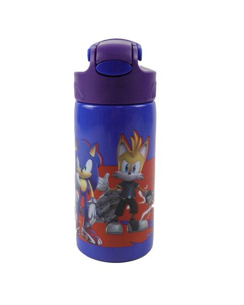   Παγούρι ανοξείδωτο με καλαμάκι Sonic the Hedgehog 500ml