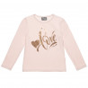Blouse with foil print "love" (6-16 years)