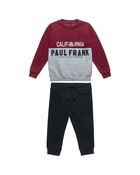 Set Paul Frank sweatshirt with Julius patch and joggers (18 monhts-5 years)