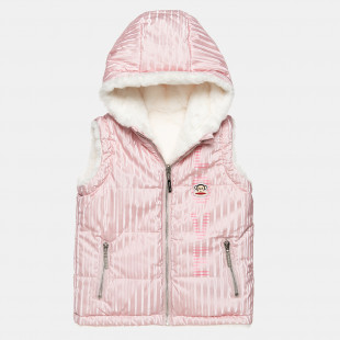 Vest jacket Paul Frank double sided with faux fur (12 months-5 years)