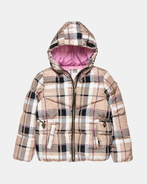 Jacket checkered with elastic waist (6-16 years)