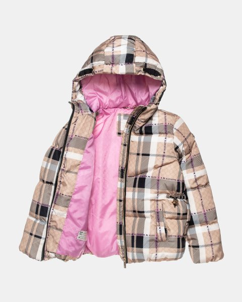 Jacket checkered with elastic waist (12 months-5 years)
