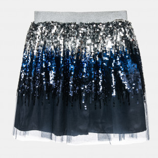 Skirt with sequins and tulle (6-14 years)