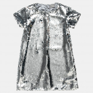 Φόρεμα βελουτέ με glitter all over (6-16 ετών)
