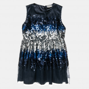 Dress velours with sequins and tulle (6-16 years)