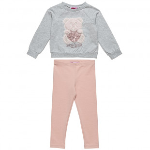 Set Moovers sweatshirt with patch and leggings (18 monhts-5 years)