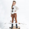 Leather pants with belt (6-14 years)